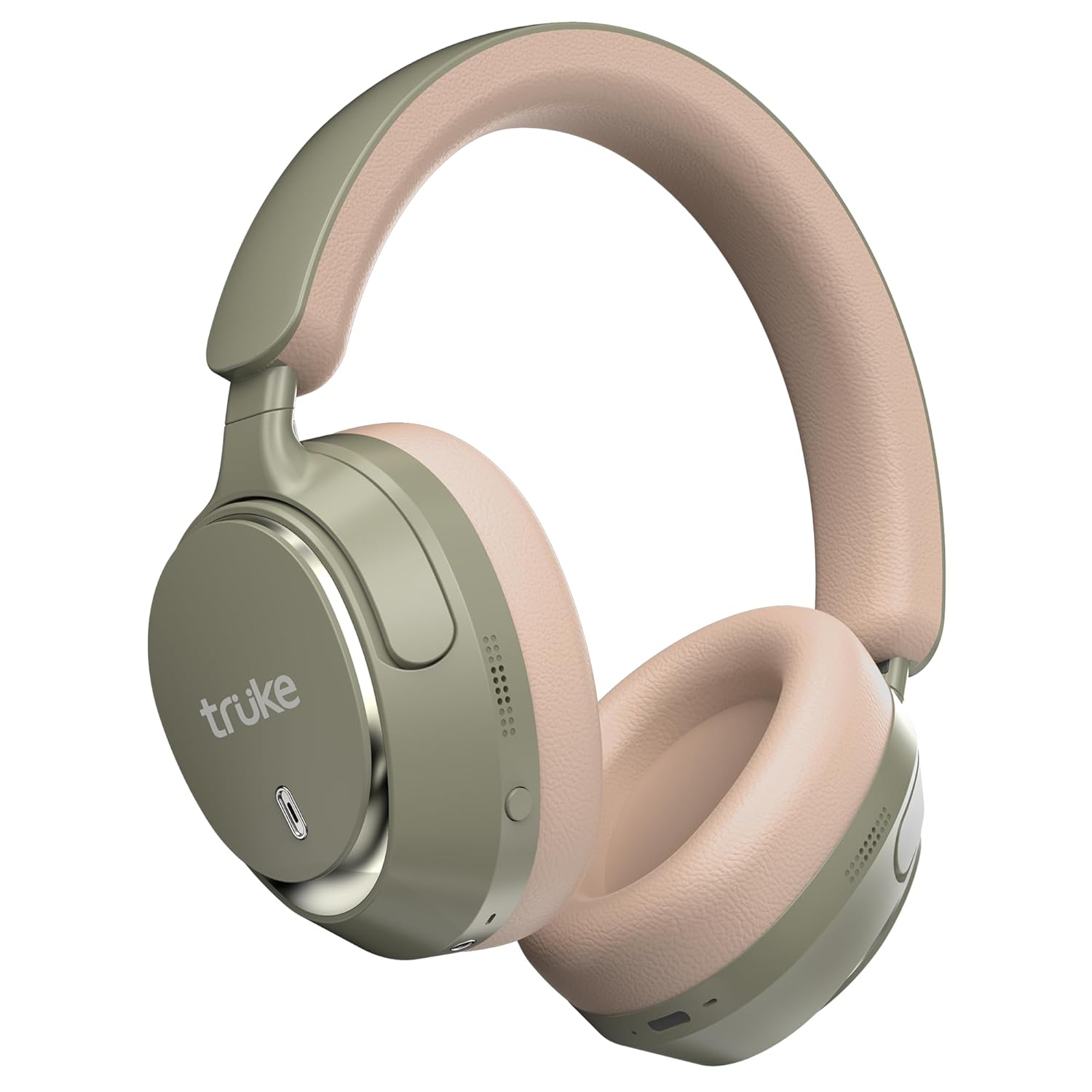 Truke Aura Bass V2 Over The Ear Headphones with cushioned ear pads and powerful bass design