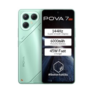 Pova 7 5G (Oasis Green, 8GB+128GB) with No Cost EMI/Additional Exchange Offers