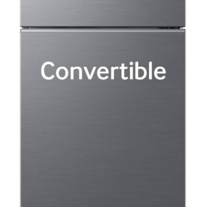 Samsung 236 L, 3 Star, Convertible, Digital Inverter Frost Free Double Door Refrigerator (RT40H28U3THL, Silver, Matt Doi Metal, 2026 Model)