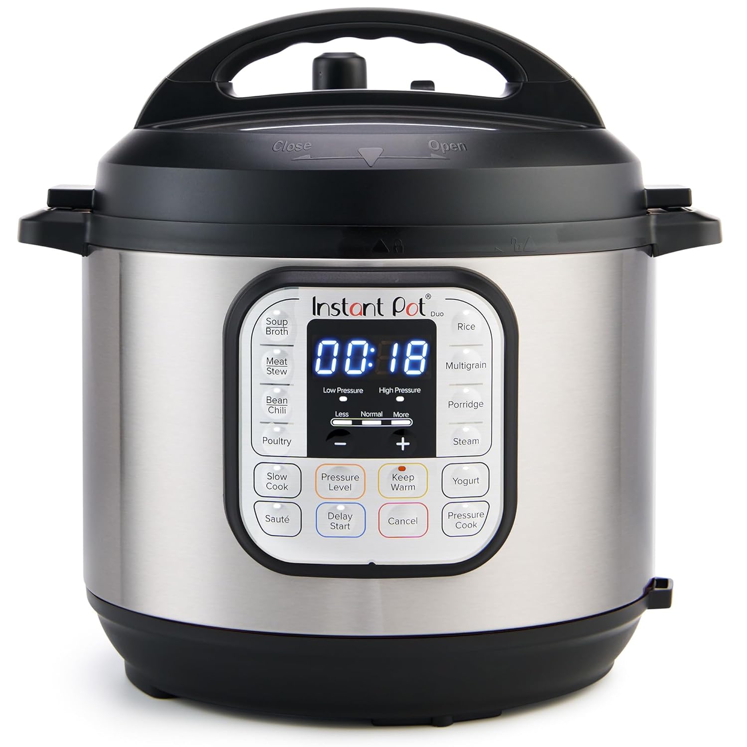 Instant Pot Duo 6QT(5.7L) 7-in-1 Electric Pressure Cooker, Multi Pot, SS304 Stainless Steel Inner Pot, Slow Cook, Rice Cooker, Steamer, Sauté, Yogurt Maker & Keep Warm, 13 customizable programs, 230V
