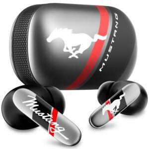 GOBOULT x Mustang Dyno Earbuds with 60H Playtime, App Support, Dual Pairing, 4 Mics ENC, 45ms Low Latency, 13mm Drivers, Touch Controls, Made in India, IPX5 Ear Buds Wireless (Silver)