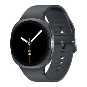 Samsung Galaxy Watch8 (44mm, LTE, Graphite) with 3nm Processor | Dual GPS | Sapphire Glass & Armor Aluminum | 5ATM & IP68 | BP, ECG, IHRN & Vascular Load Monitoring | Anti-oxidant Index