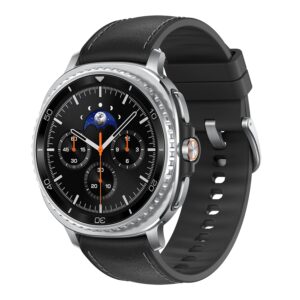 Samsung Galaxy Watch8 Classic (46mm Bluetooth, Black) with 3nm Processor | Dual GPS | Sapphire Glass & Stainless Steel | 5ATM & IP68 | BP, ECG, IHRN & Vascular Load Monitoring | Anti-oxidant Index