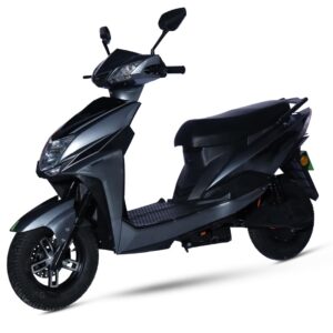 AMO Electric Scooter Lead Acid Low Speed in Grey with 25kmph top speed and 60–70 km range