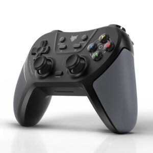 EvoFox One S Universal 3-Mode Wireless Gaming Controller, HallSense™ Precision Joysticks, Bluetooth 5.0, 2.4GHz, Fast Type-C Charging for PC, Mobile, Android TV - Black