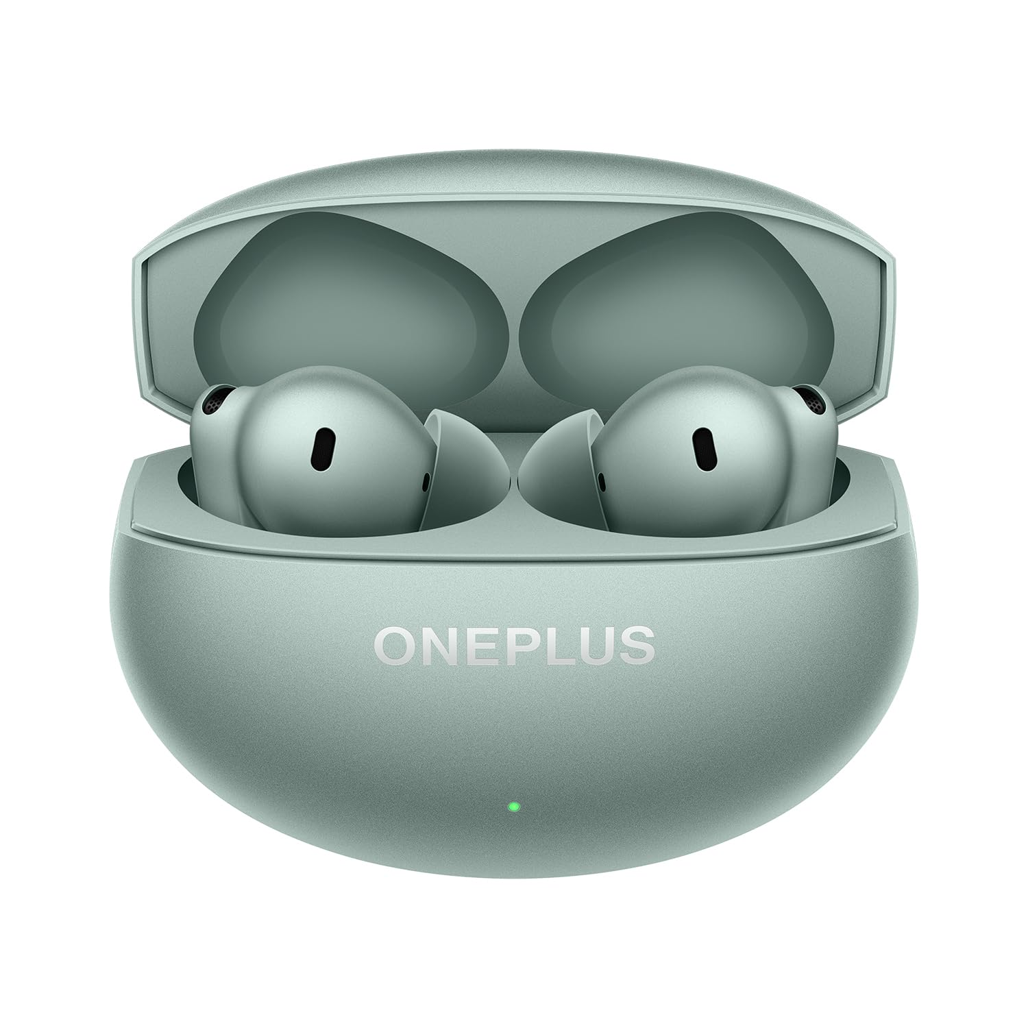 OnePlus Buds 4 TWS Earbuds with Upto 55dB Real-time ANC, Adaptive Mode, Dual Drivers with DACs, 3D Audio, Upto 45hrs Music Playback, ,Dual-Device connectivity, 47ms Low Latency, Zen Green