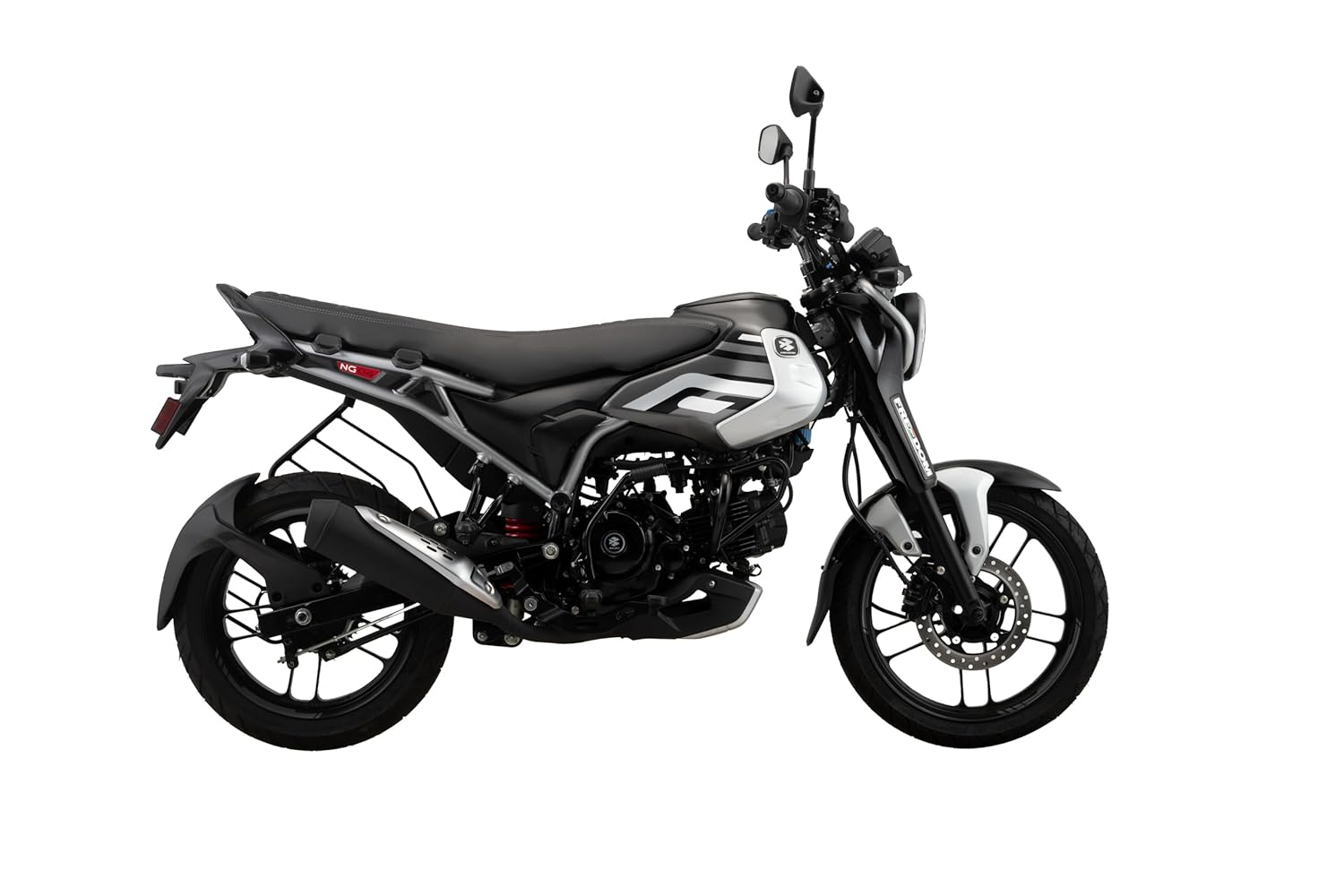 Bajaj Freedom Cng 125 Disk Led Motorcycle/Motorbike - Gloss Pewter Grey - Ex-Showroom