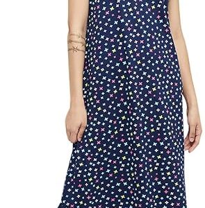 Max Women’s Cotton Dark Blue Dress