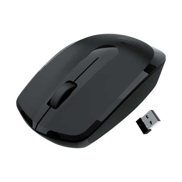 ZEBRONICS wireless mouse Freego Black with USB nano receiver