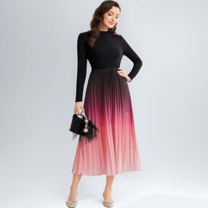 LITZO Western Dress for Women – Stylish Maxi Dress