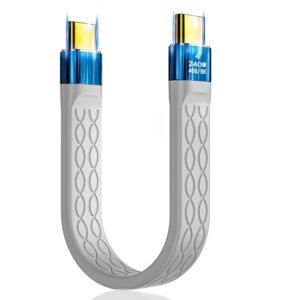 Verilux 240W PD Type‑C Fast Charging Cable with 8K Video Output and 40Gbps Transfer