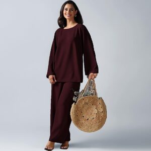 Women’s Selvia Lycra Stylish Top Maroon XL