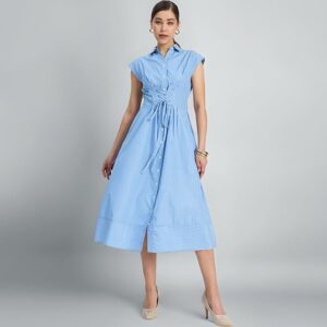 ZLAATA Lace-Up Dress for Women