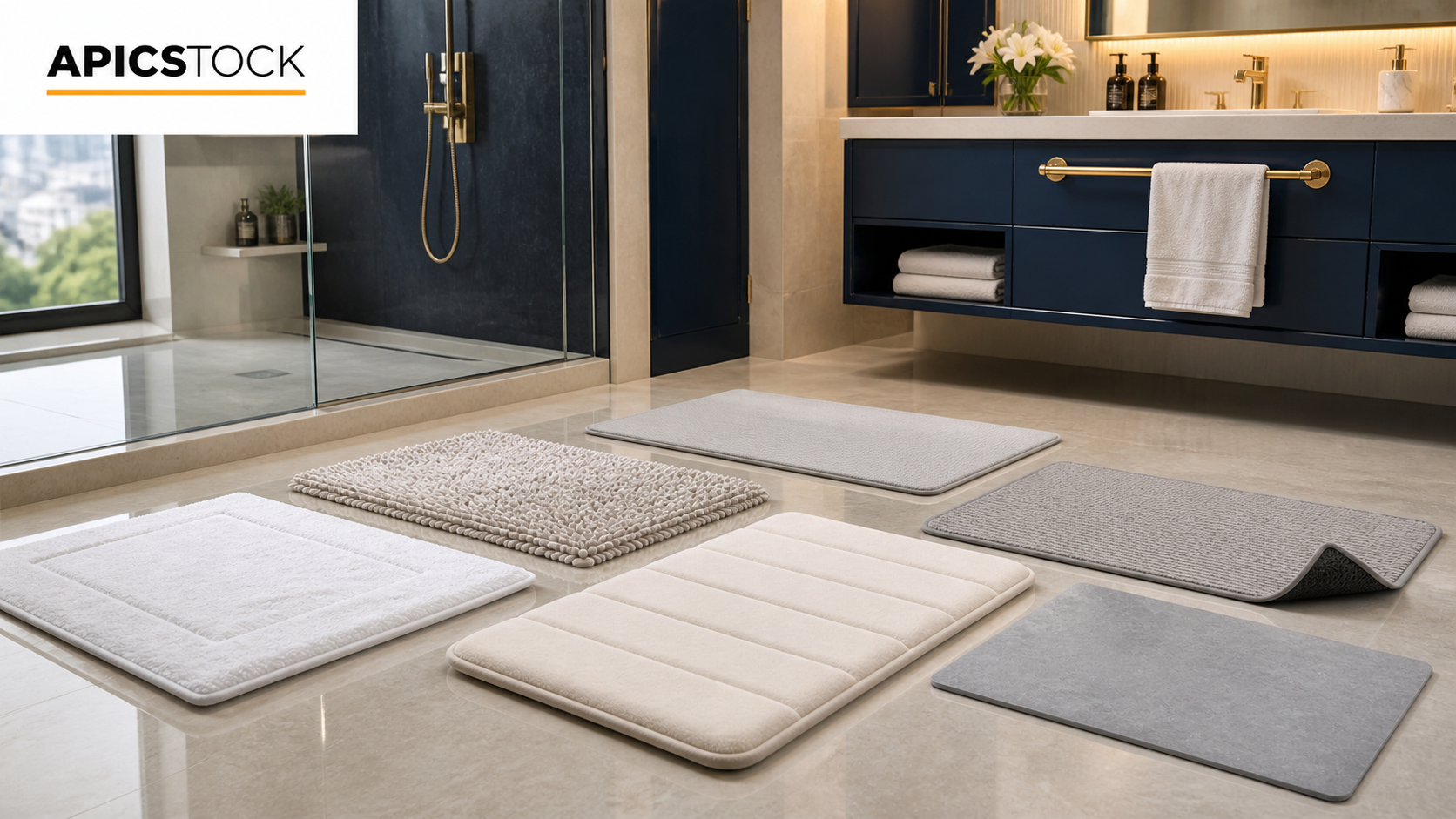 Best Hotel Bath Mats in India with absorbent and anti-slip options