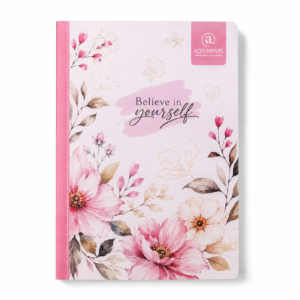 AccuPrints Flower Theme Soft Bound Notebook Diary
