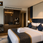 Hotel room setup checklist India showing essential furniture, bedding, appliances and guest amenities