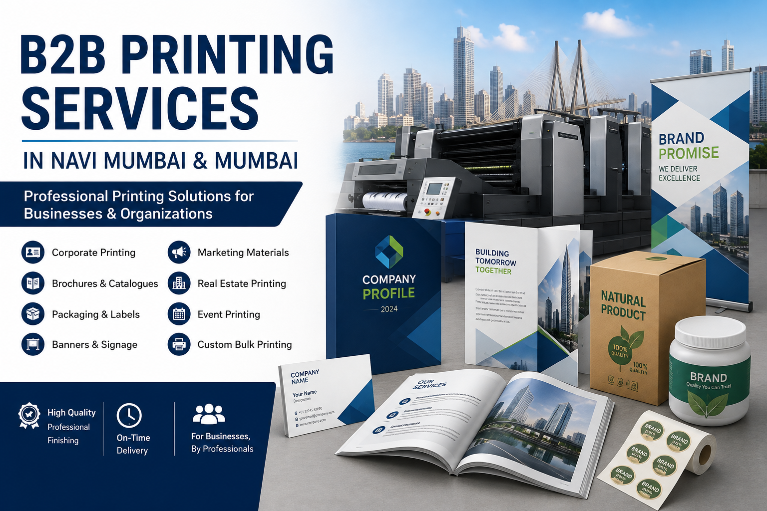 B2B printing services in Navi Mumbai and Mumbai for businesses
