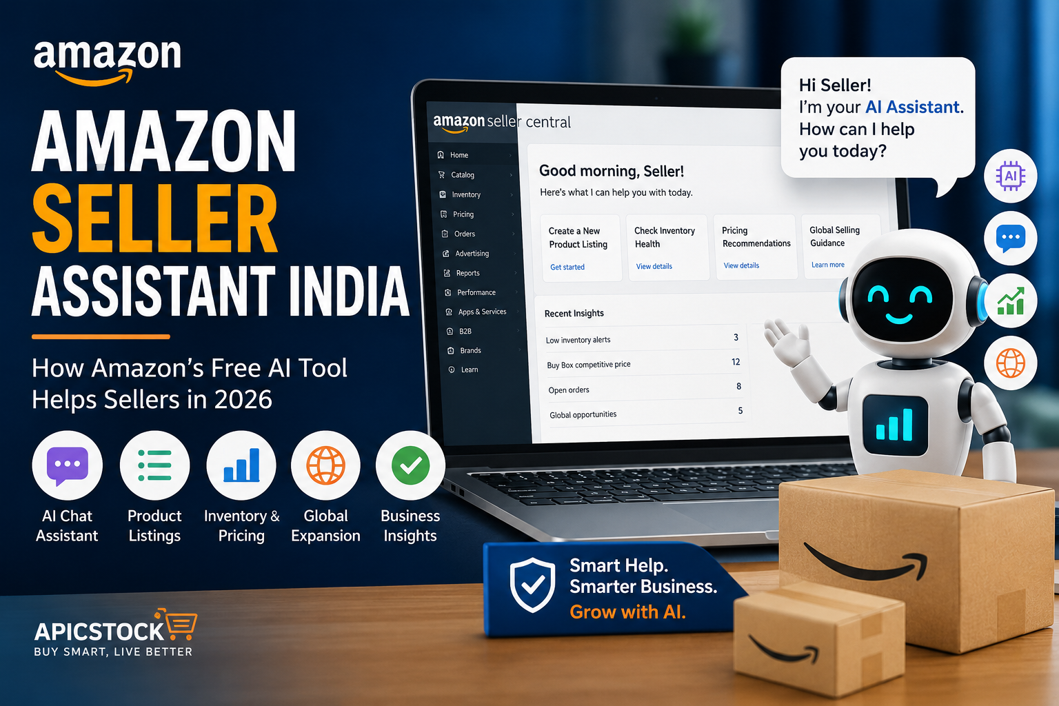 Amazon Seller Assistant India AI tool for sellers
