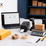 Amazon Seller Packing Station Setup in India with essential packing and shipping tools