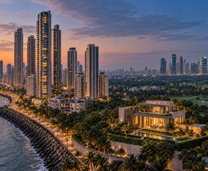 Luxury Indian residential skyline illustrating India’s costliest properties