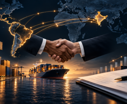 India and MERCOSUR trade negotiations connecting Indian and South American markets
