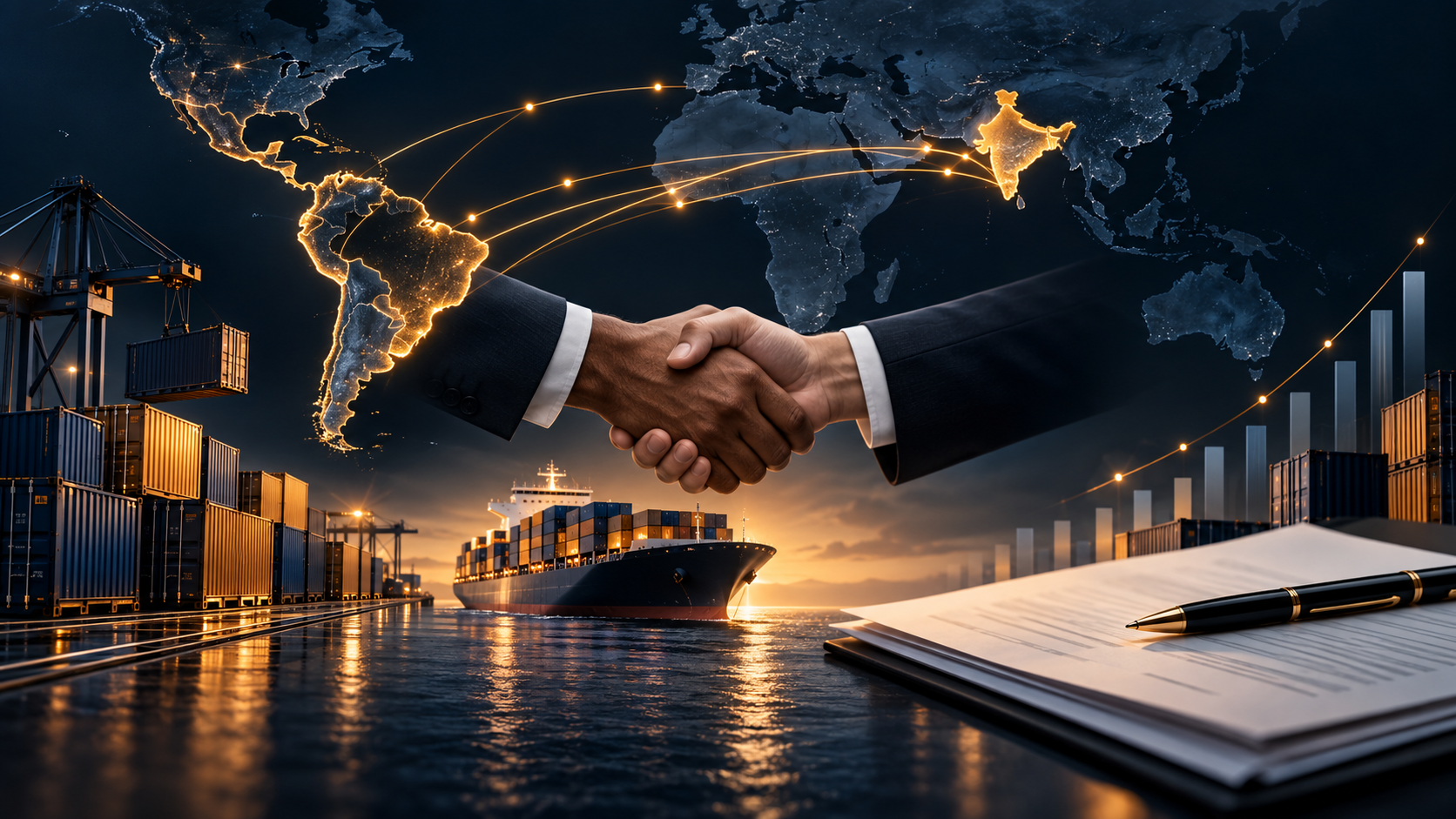India and MERCOSUR trade negotiations connecting Indian and South American markets