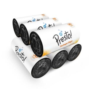 Presto! Medium Garbage Bags — 180 Count, 19 × 21 Inches